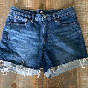 GAP Women's Dark Blue Jean Shorts